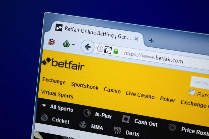 Betfair website