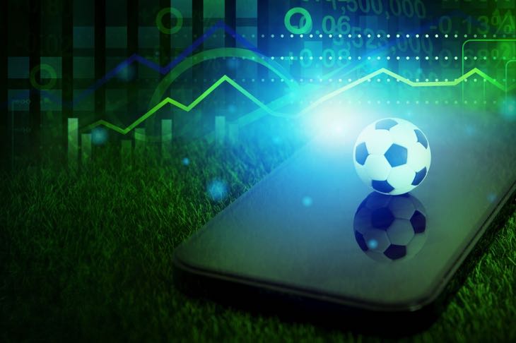 Football stats with bet and mobile phone