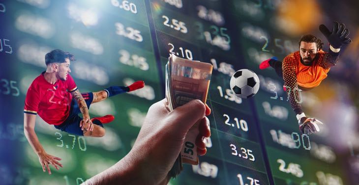 Betting stats with players overlaid