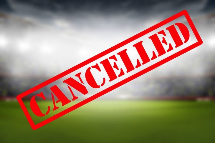 Cancelled football match