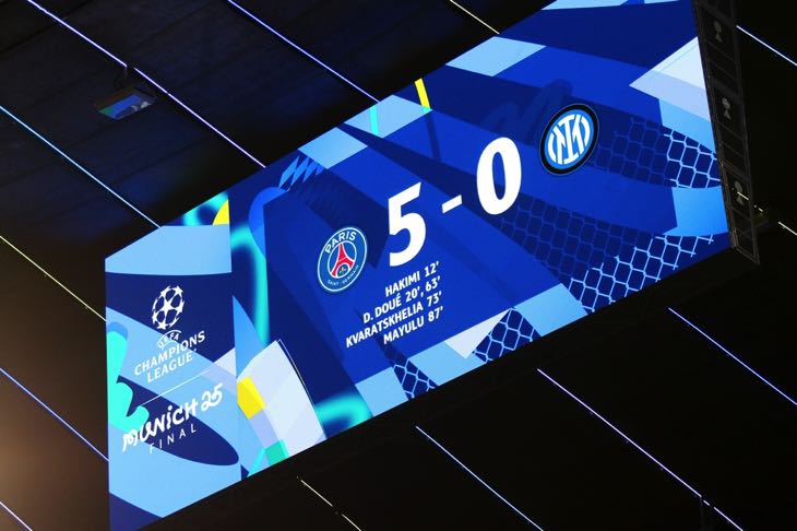 Champions League final score