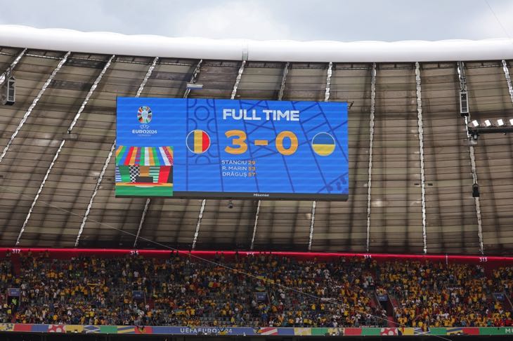 Euros scoreboard