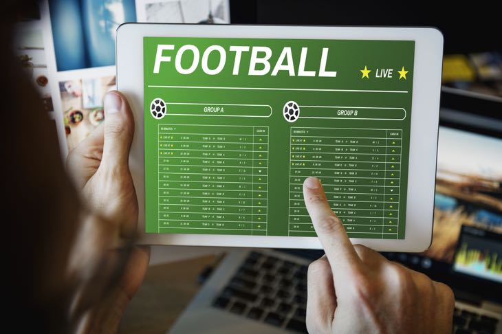 Football betting iPad