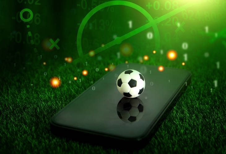 Football betting on mobile phone