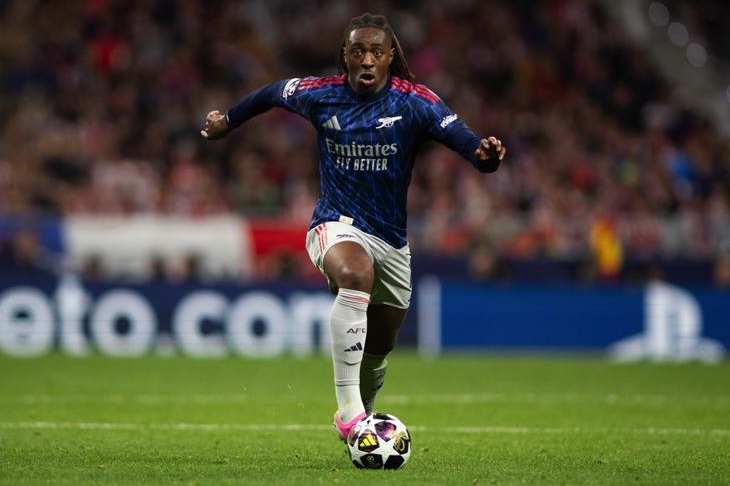 Arsenal player with ball